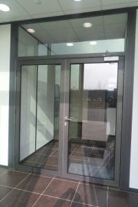 Aluminium door
