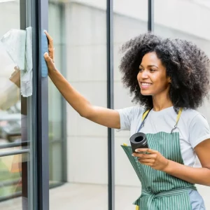 cleaning Aluminium frame