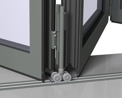 Understanding parts and security features of aluminium glass door