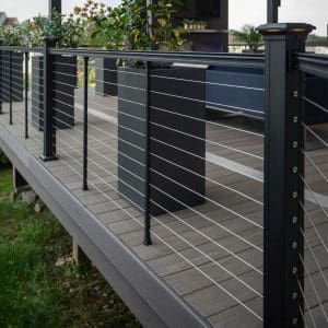 wire/rail balustrade