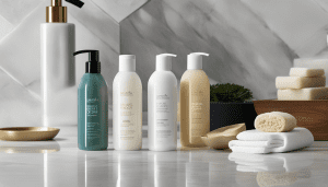 Cleaning detergents for  shower enclosures