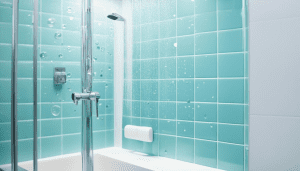 Clean Shower cubicle