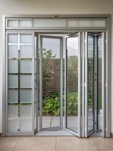 Aluminium bi-fold door