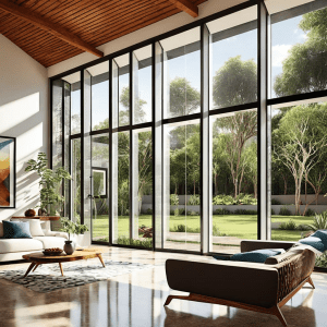 full aluminium window