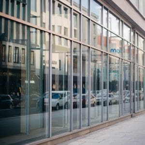 Aluminium doors store front