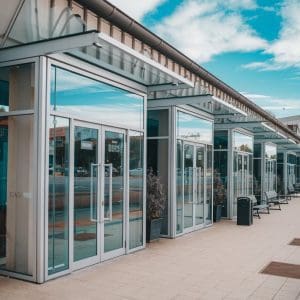 Aluminium Doors store front