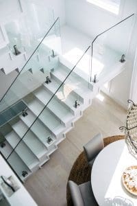 Glass Staircase railing