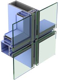 Curtain walling Aluminium profile