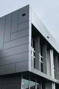 Aluminium facade